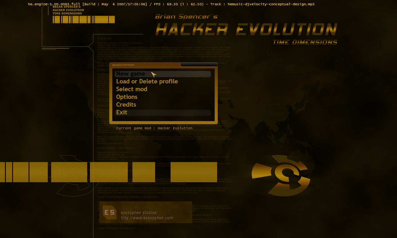 Скриншот: Hacker Evolution