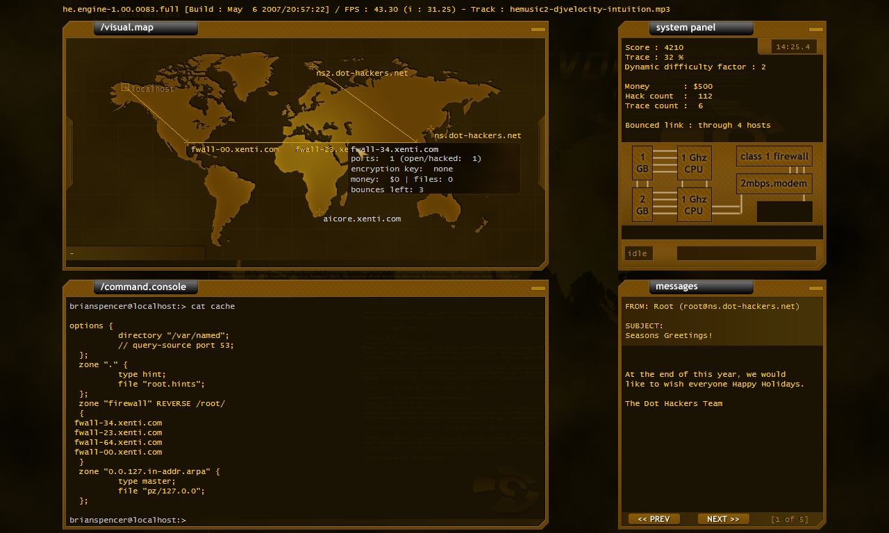 Скриншот: Hacker Evolution
