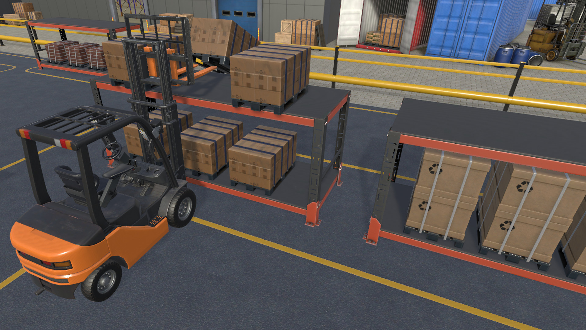 Скриншот: Best Forklift Operator