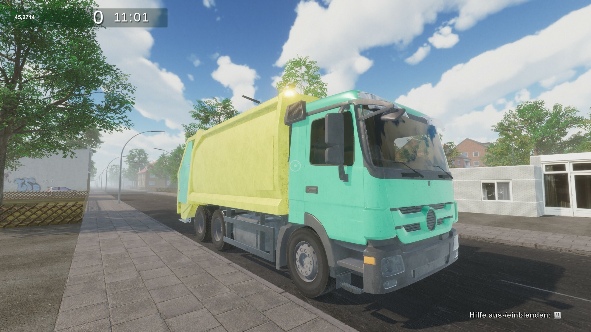 Скриншот: Garbage Truck Simulator