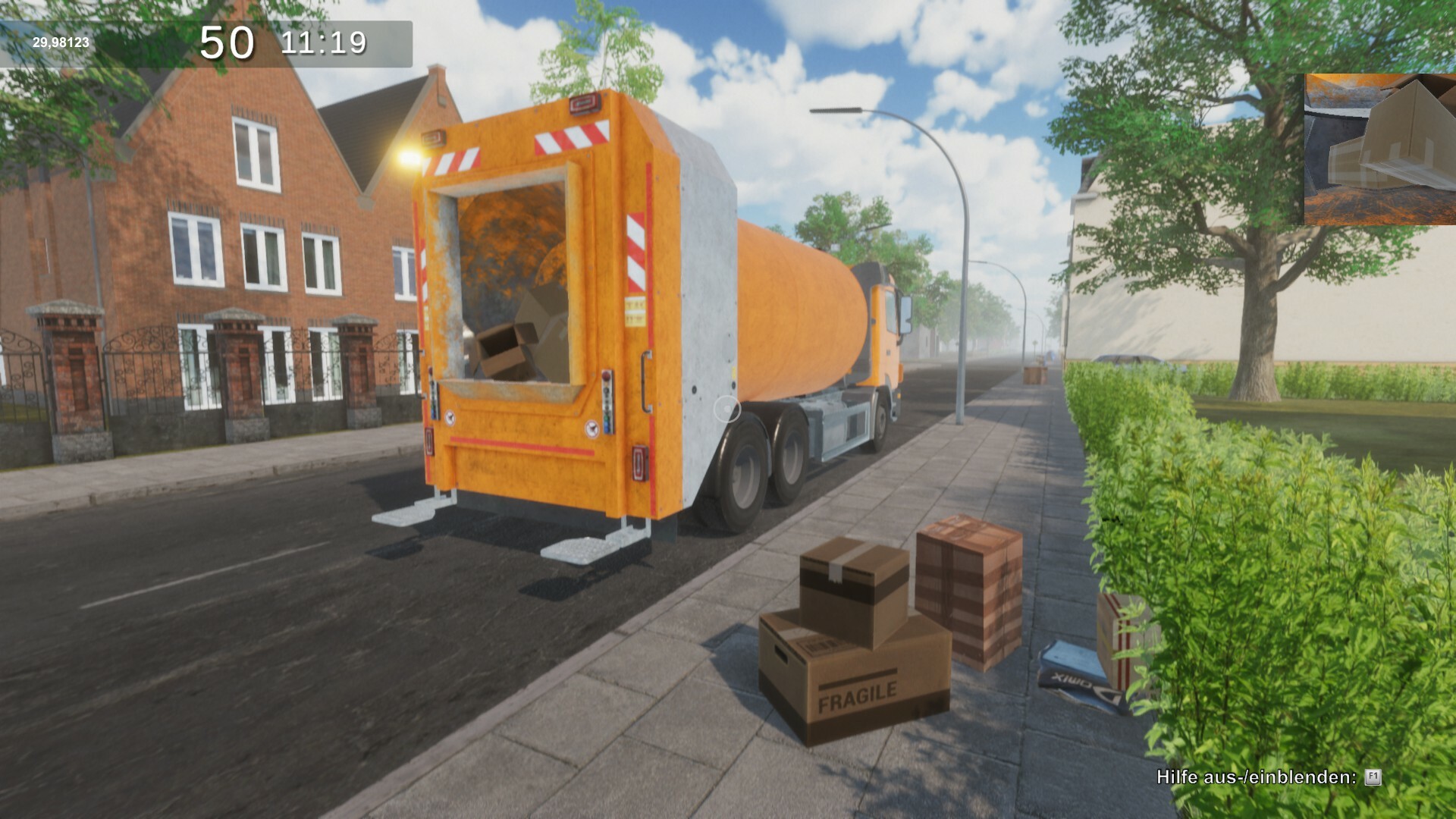 Скриншот: Garbage Truck Simulator
