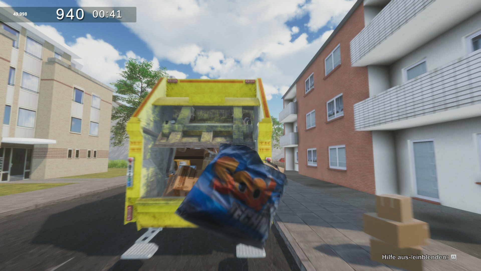 Скриншот: Garbage Truck Simulator