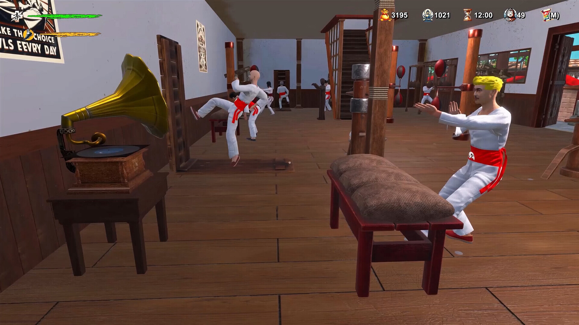 Скриншот: Fight School Simulator