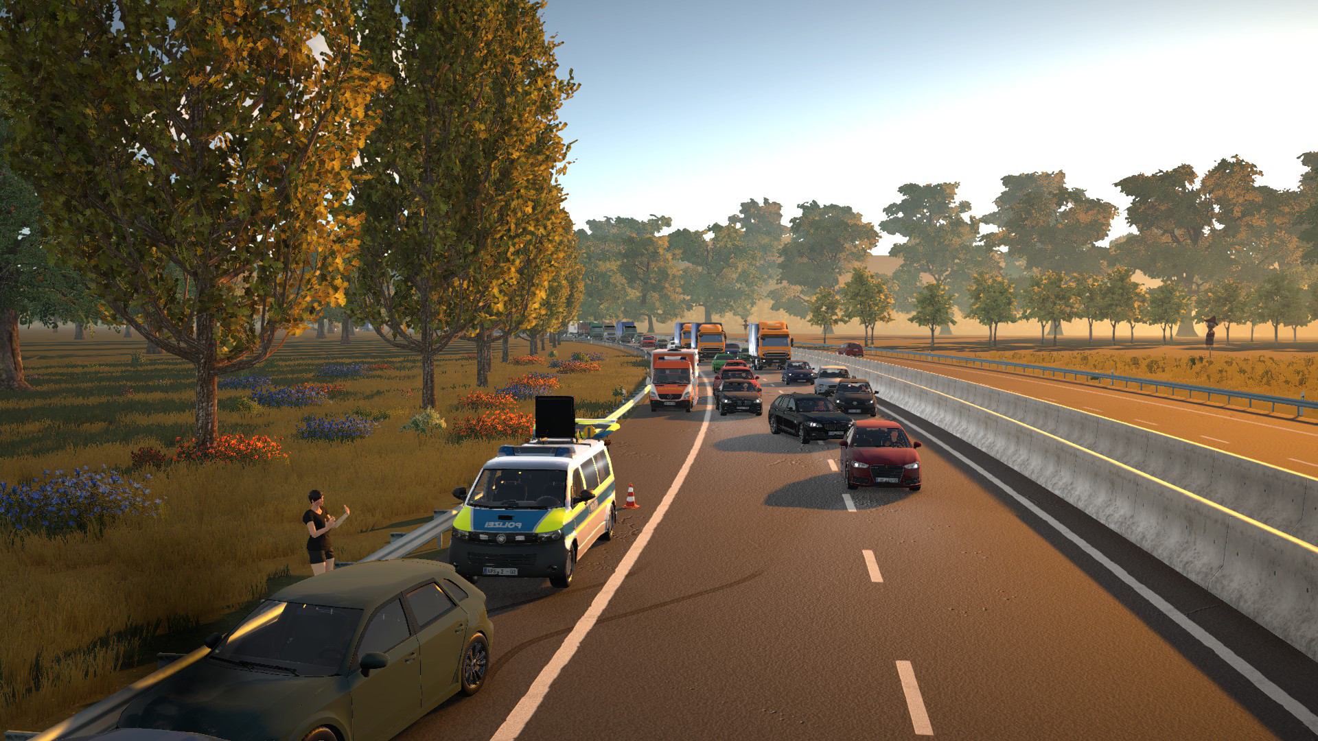 Скриншот: Autobahn Police Simulator 2