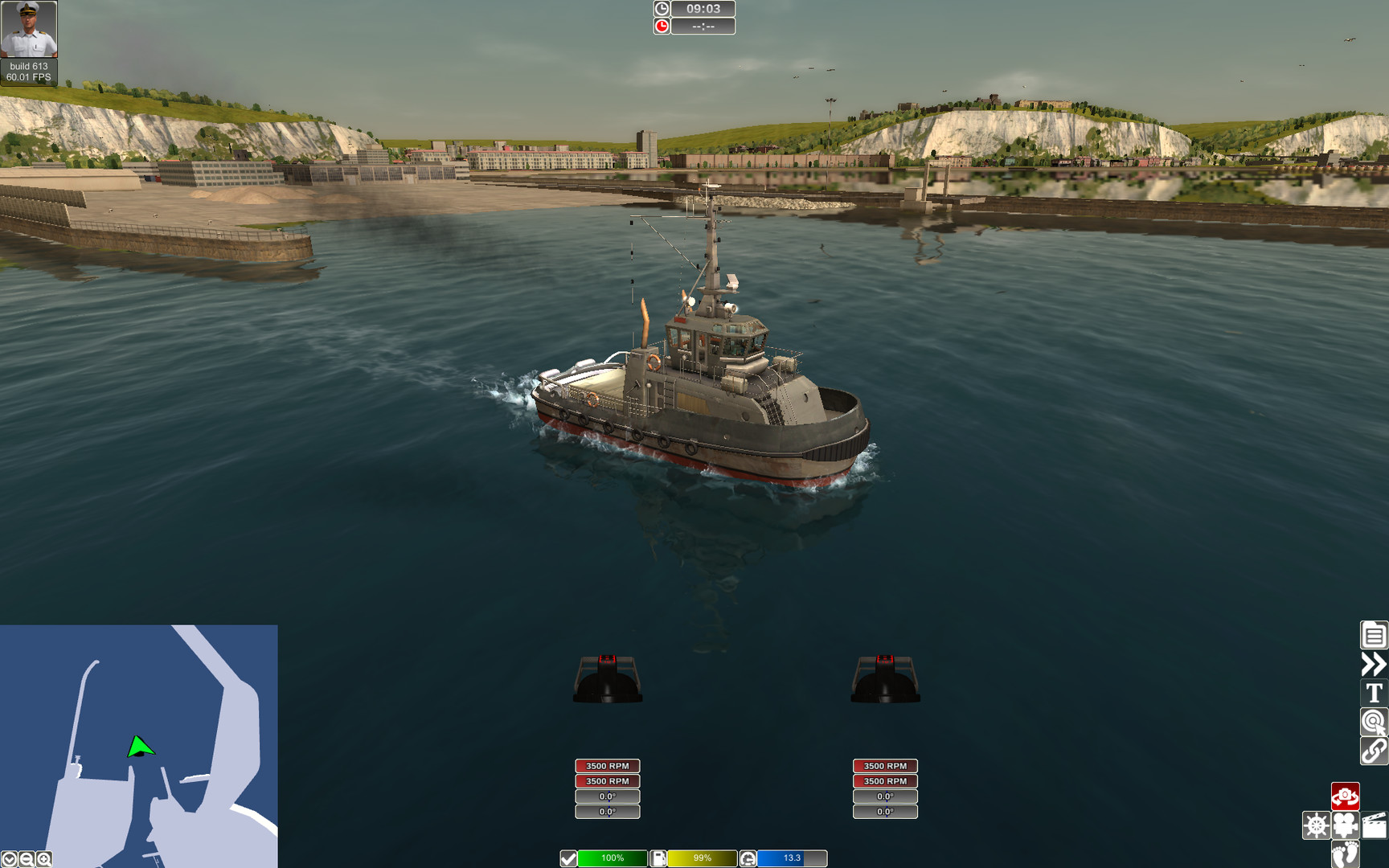 Скриншот: European Ship Simulator