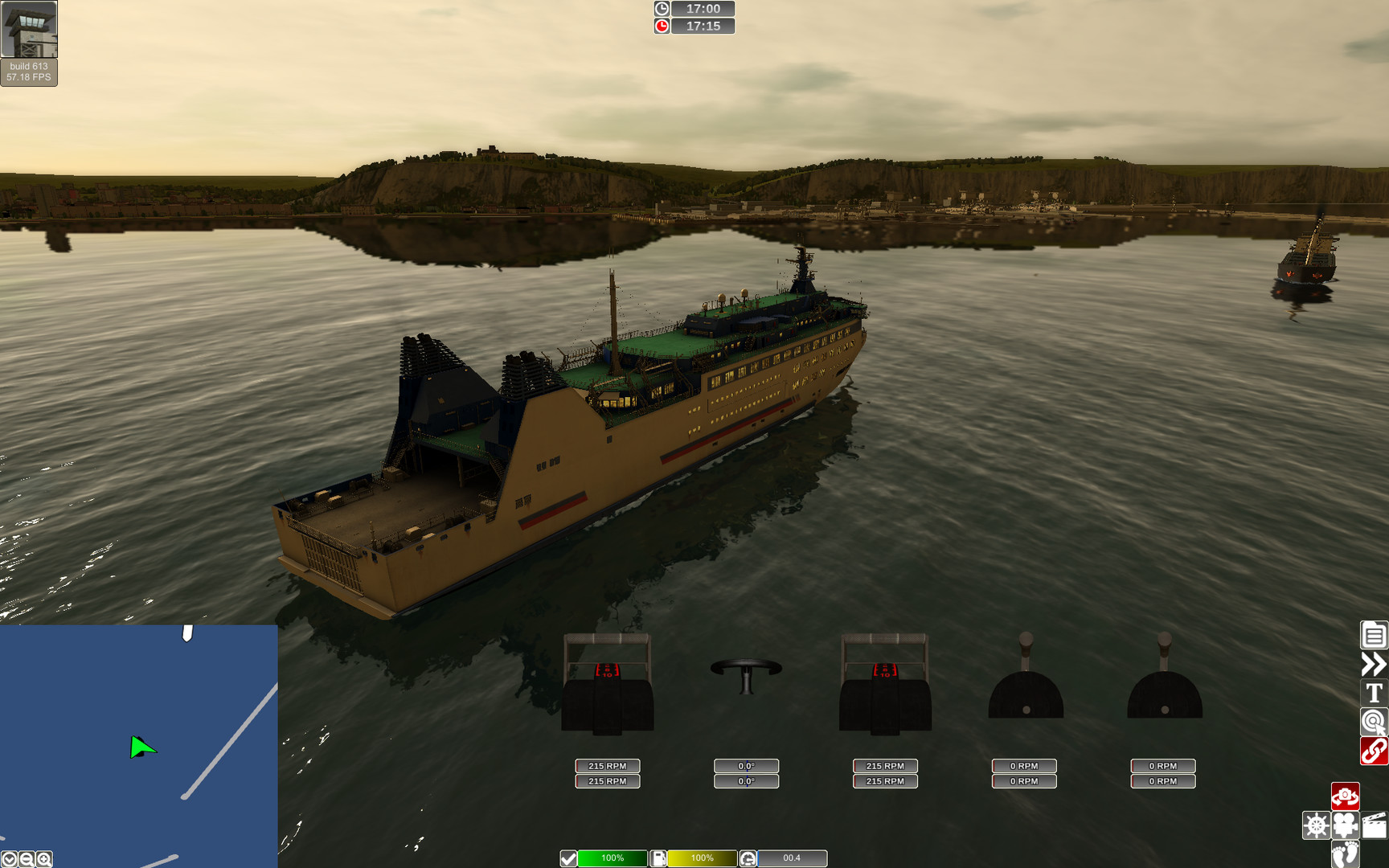 Скриншот: European Ship Simulator