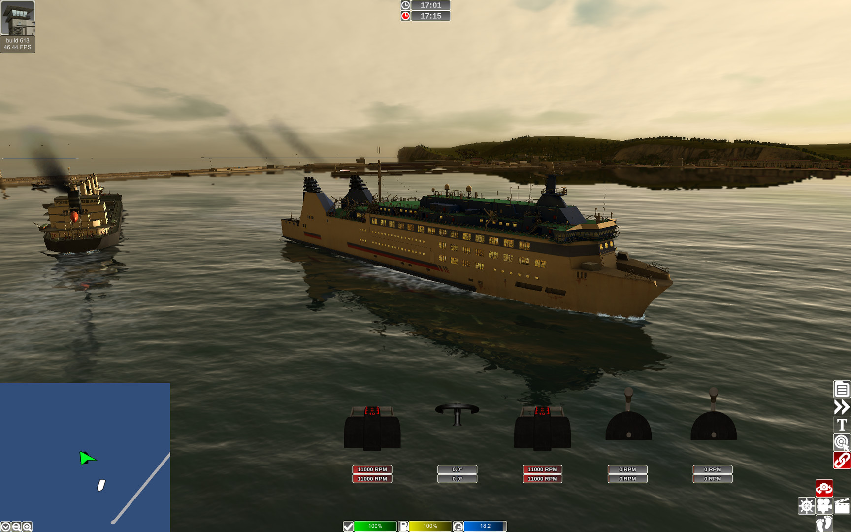 Скриншот: European Ship Simulator