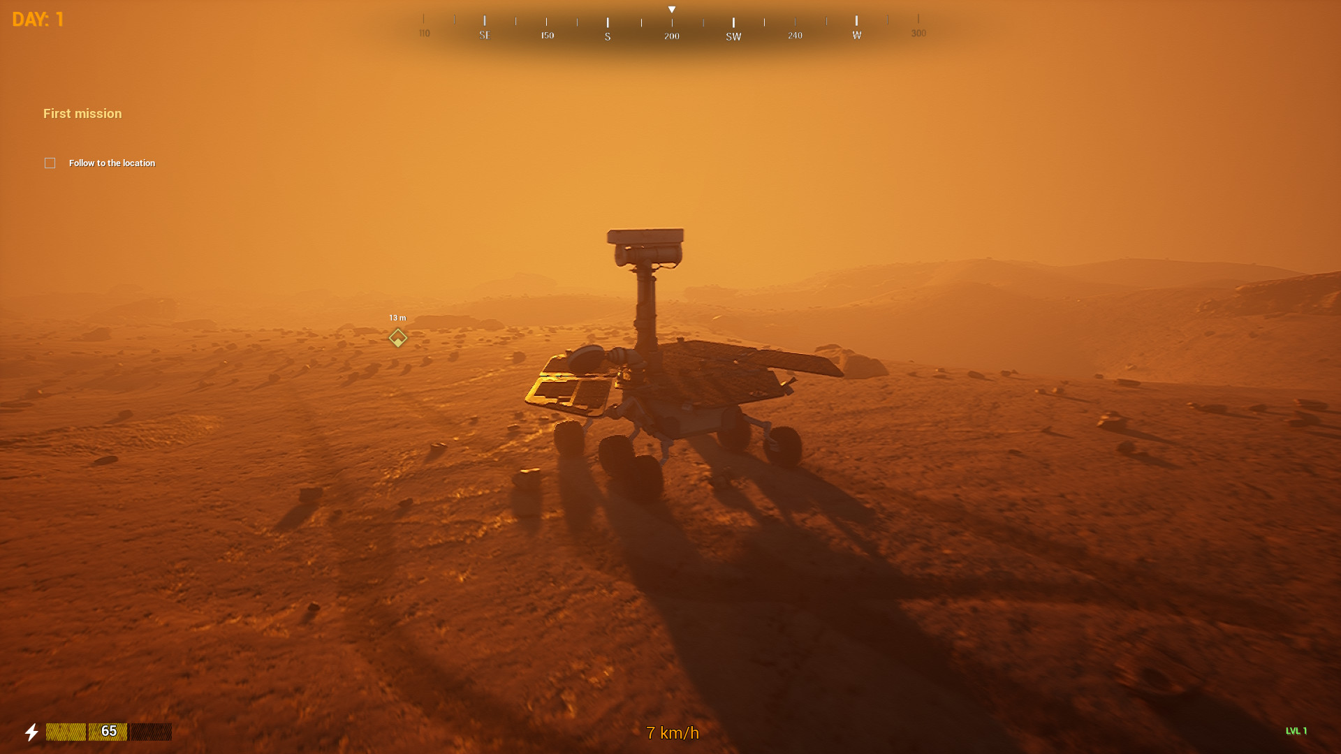 Скриншот: Mars Rover Simulator