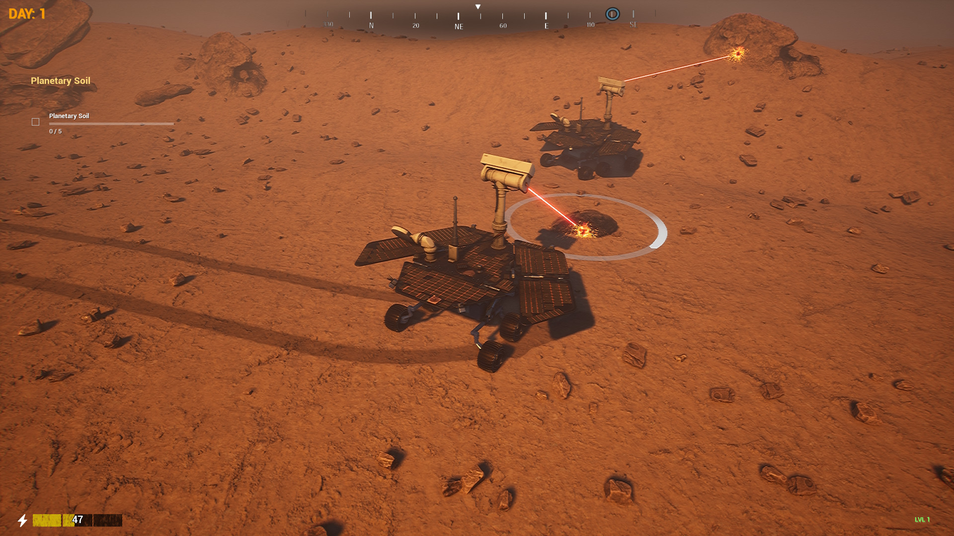 Скриншот: Mars Rover Simulator
