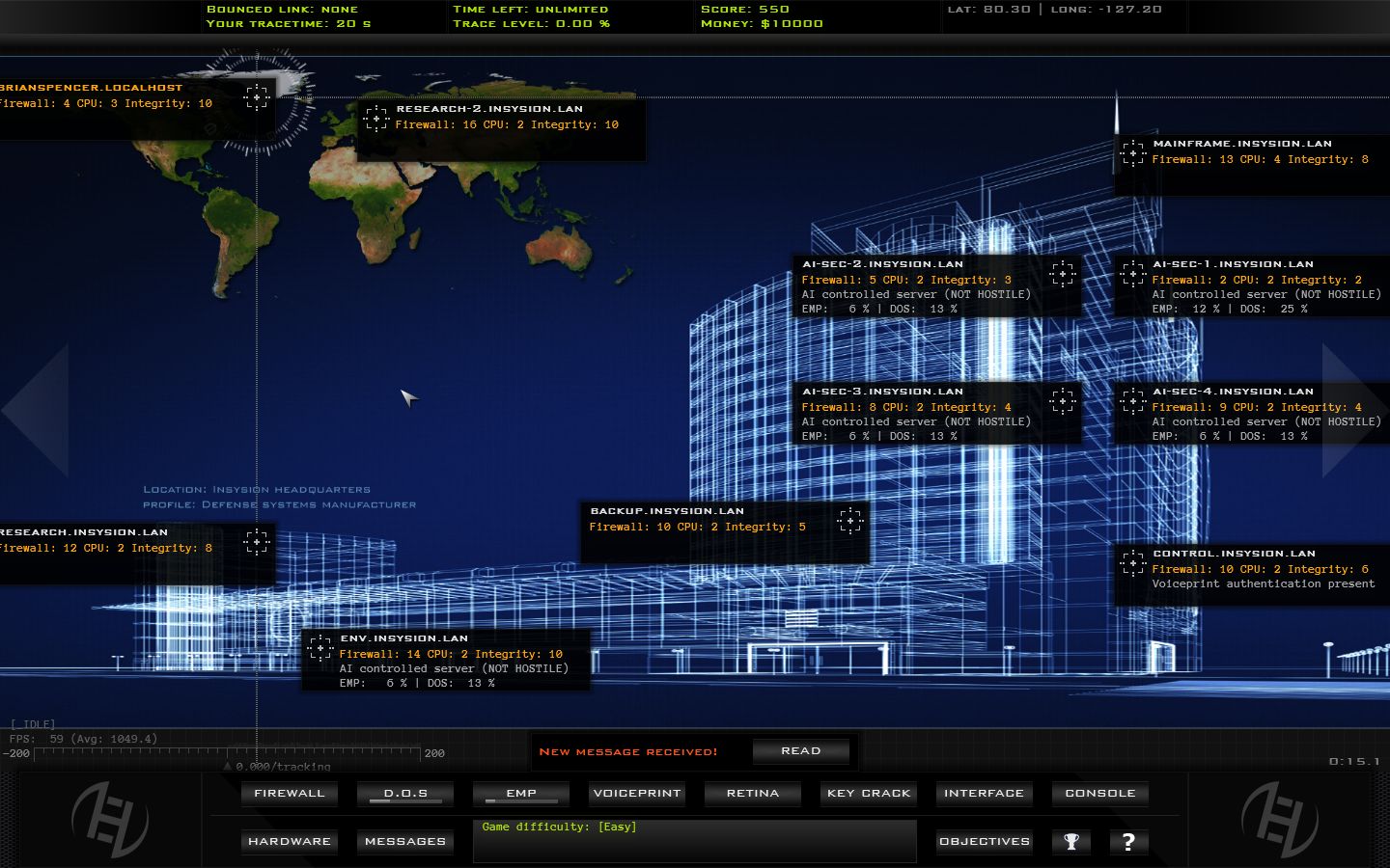 Скриншот: Hacker Evolution Duality