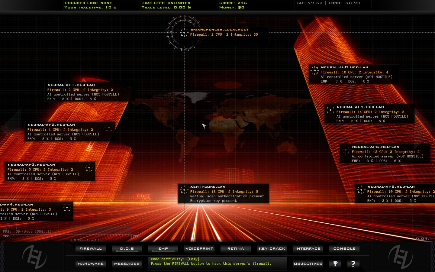 Скриншот: Hacker Evolution Duality