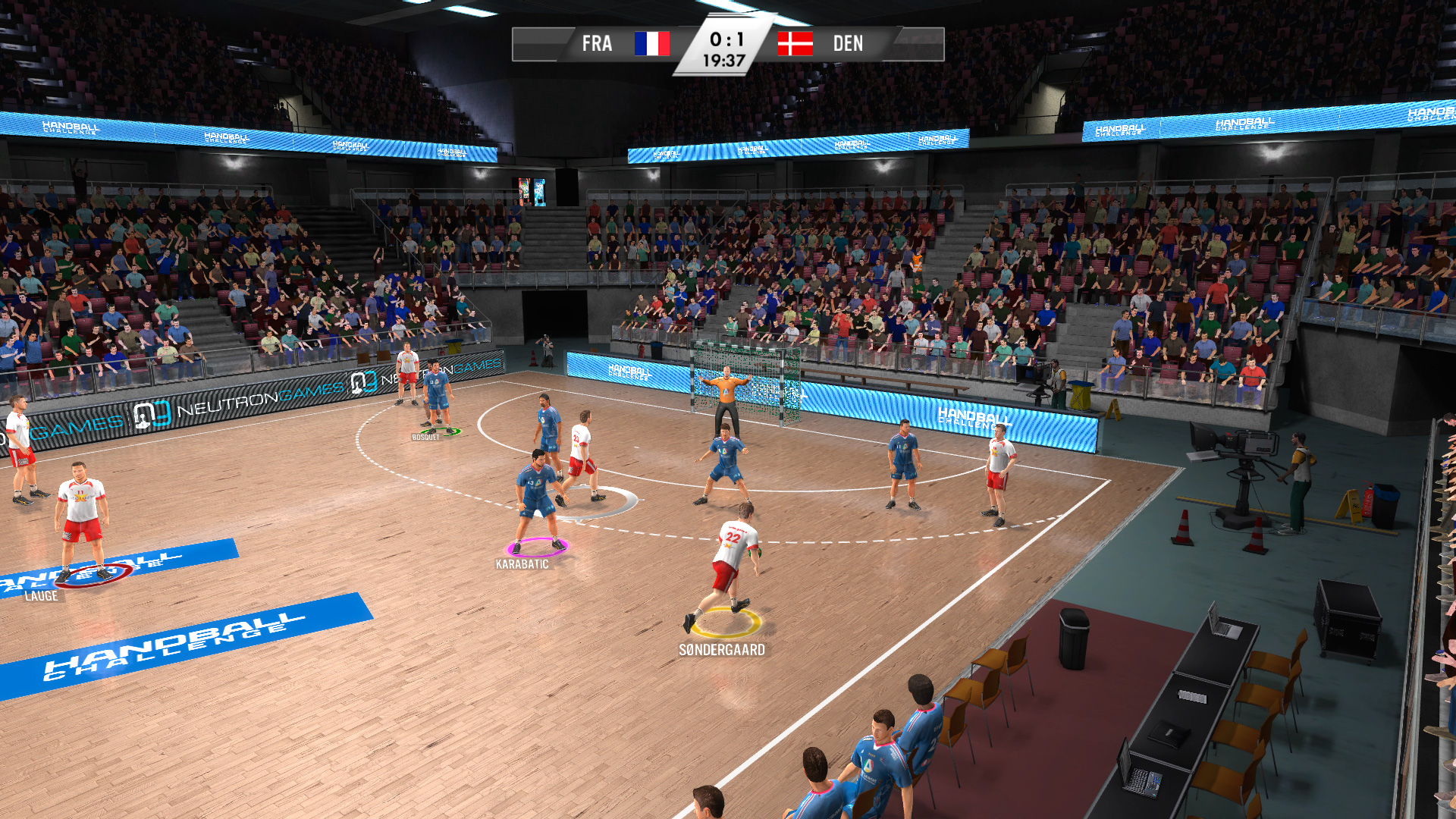 Скриншот: IHF Handball Challenge 14