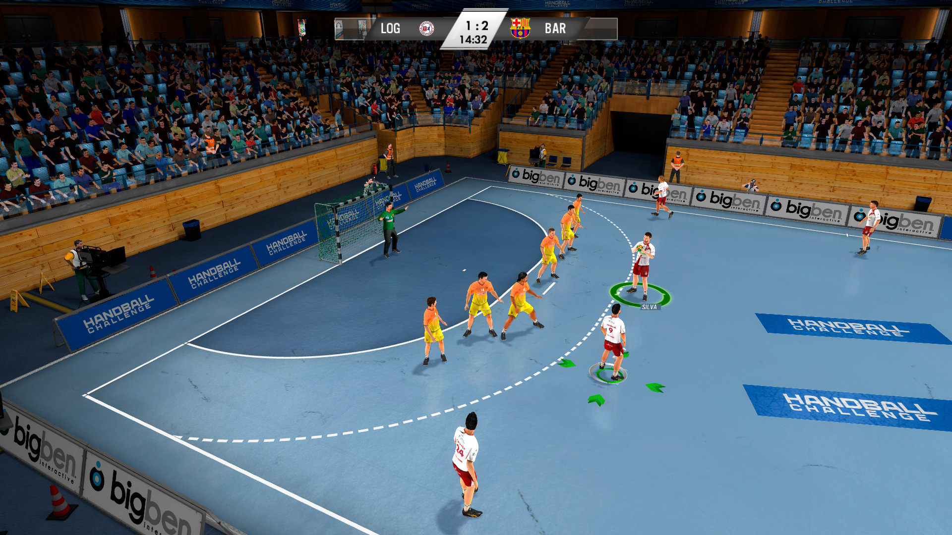 Скриншот: IHF Handball Challenge 14