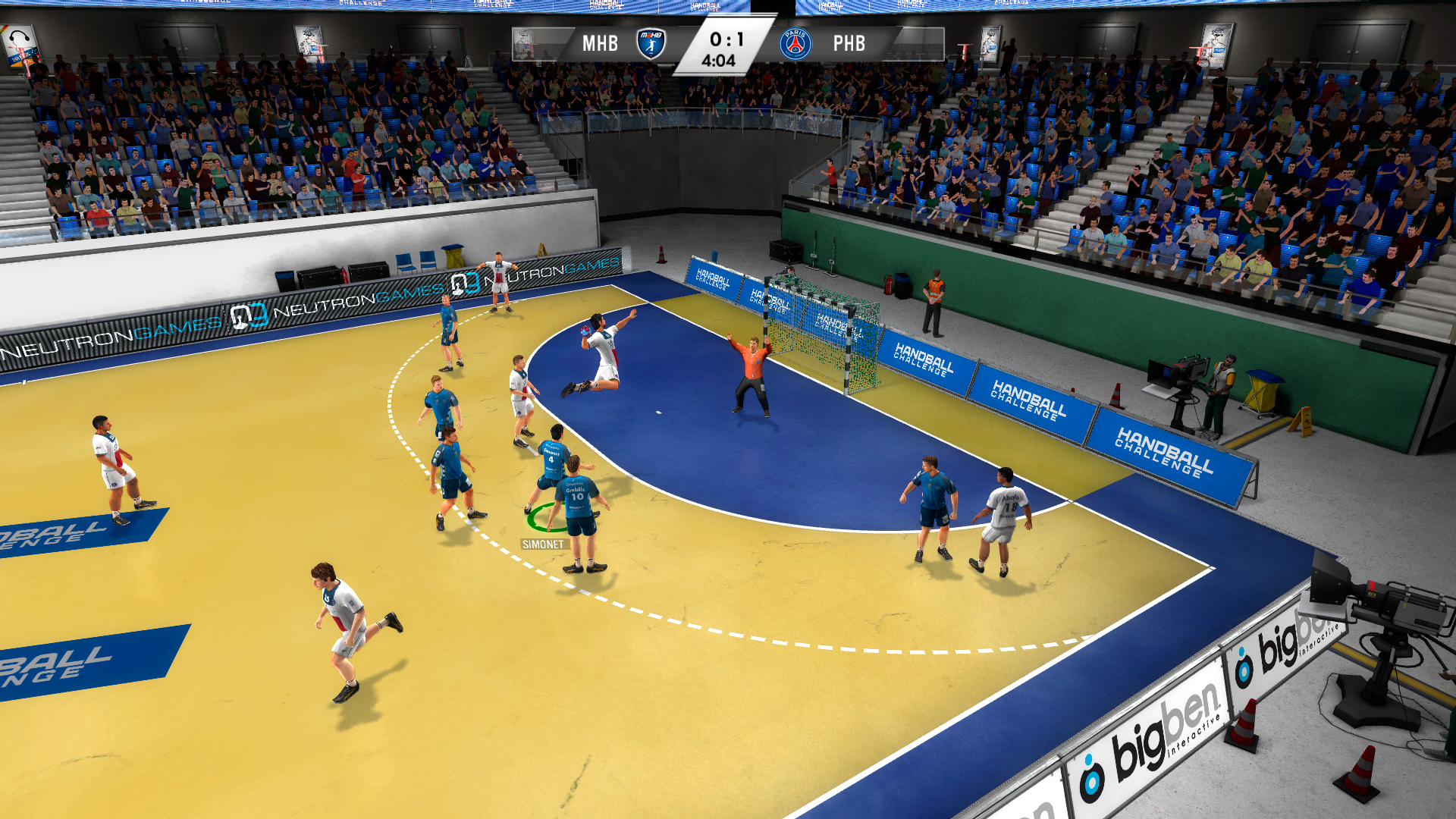 Скриншот: IHF Handball Challenge 14