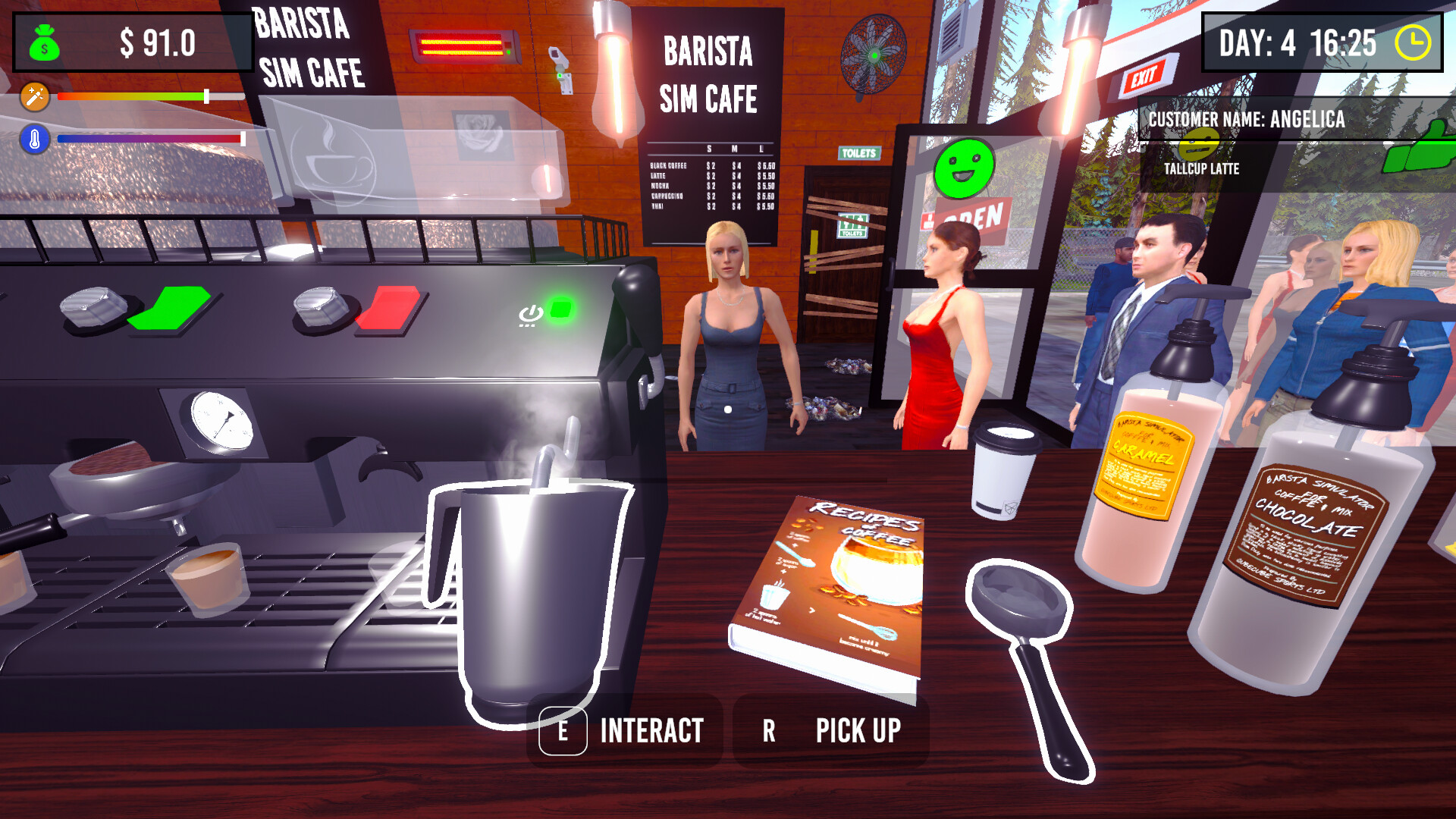 Скриншот: Barista Simulator