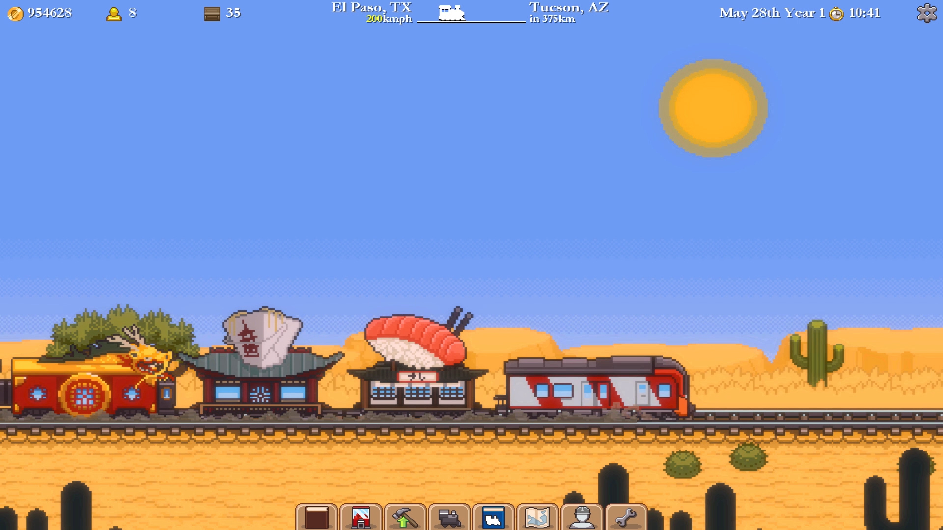 Скриншот: Tiny Rails