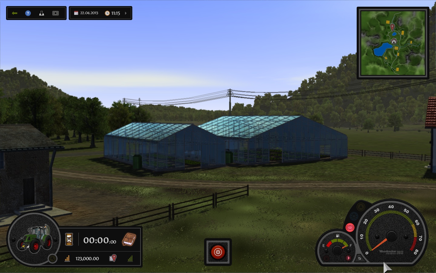 Скриншот: Woodcutter Simulator 2013