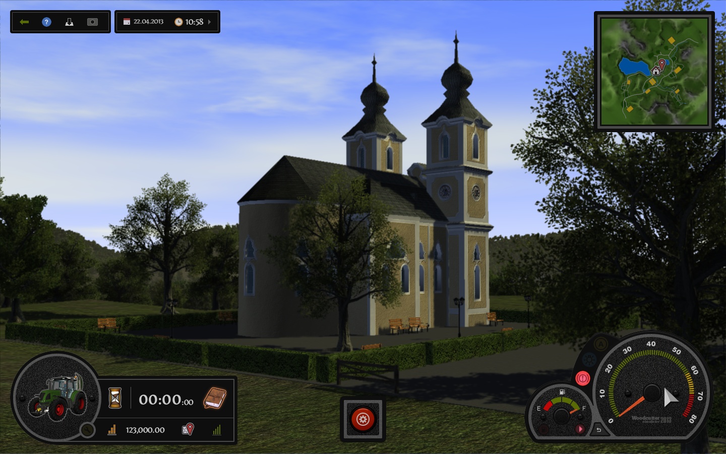 Скриншот: Woodcutter Simulator 2013