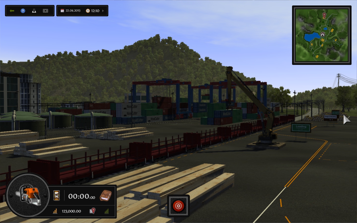 Скриншот: Woodcutter Simulator 2013