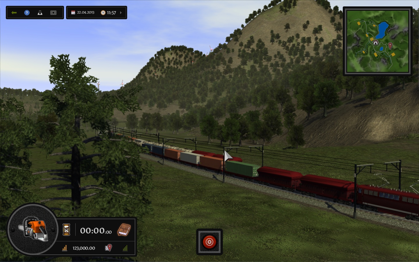 Скриншот: Woodcutter Simulator 2013