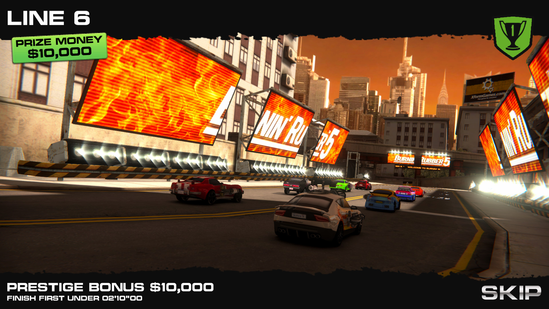 Скриншот: Burnin' Rubber 5 HD