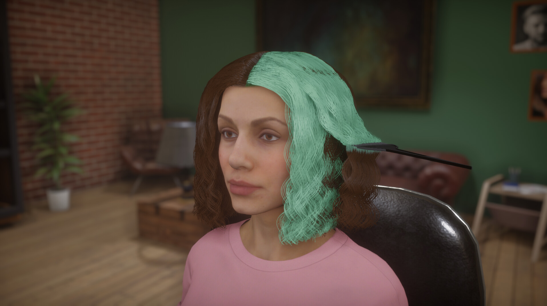 Скриншот: Hairdresser Simulator