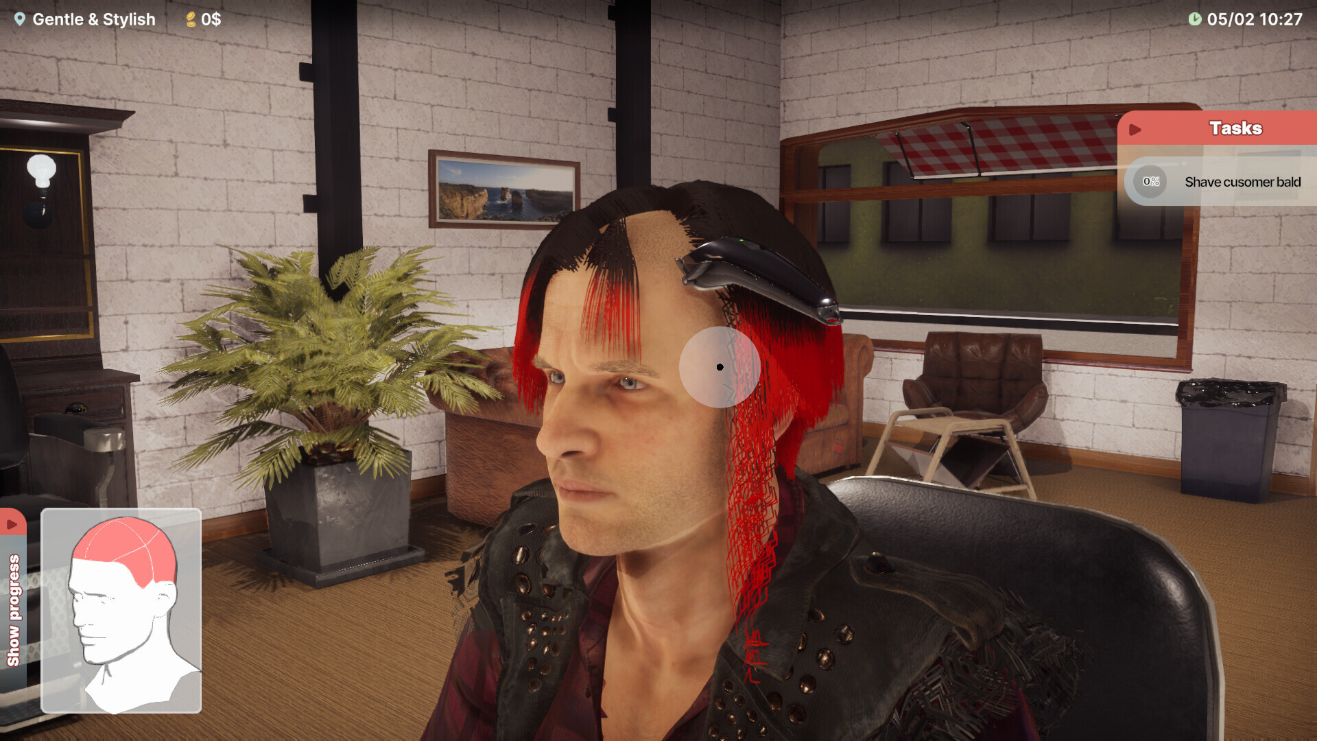 Скриншот: Hairdresser Simulator