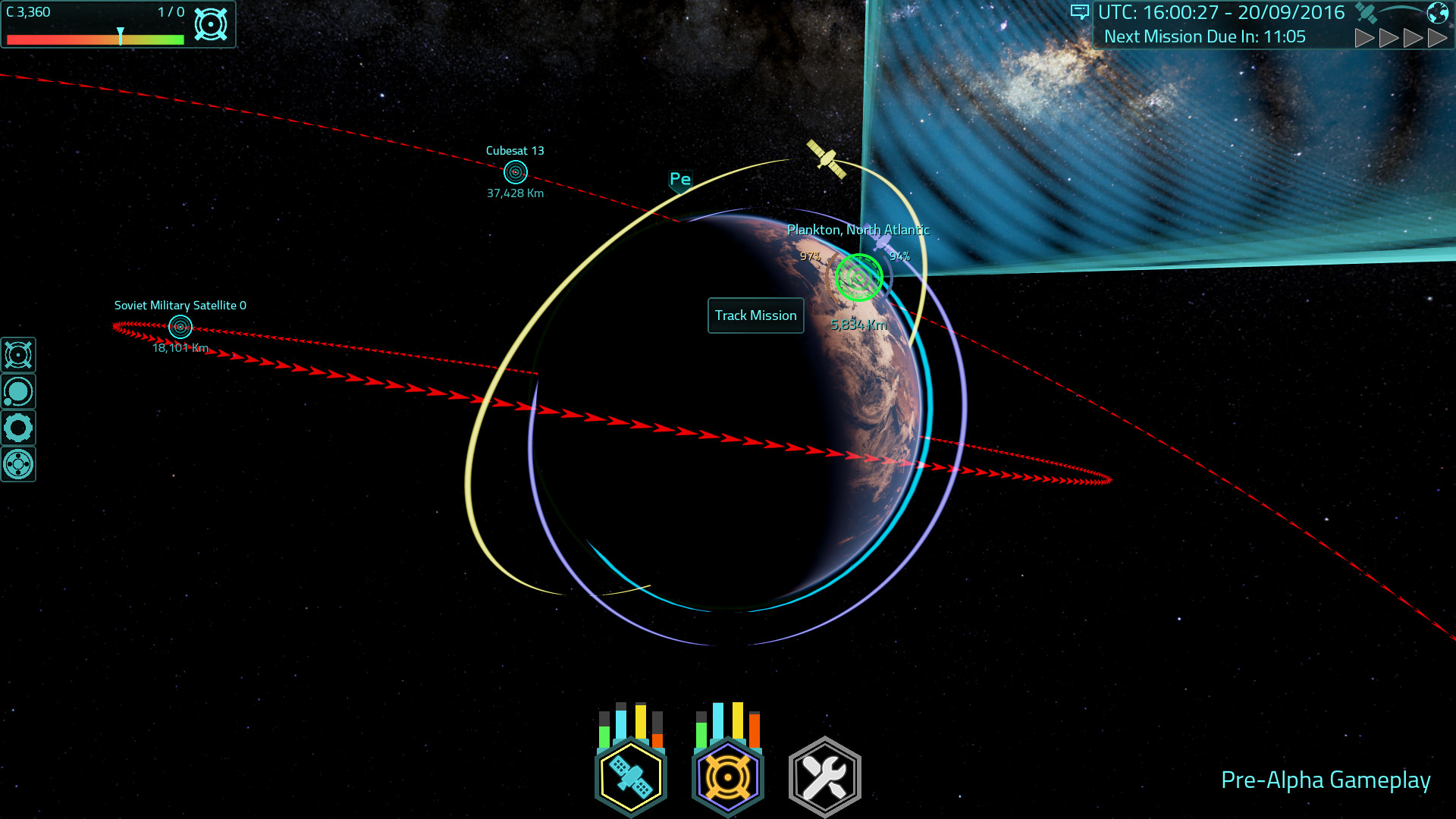 Скриншот: Satellite Command