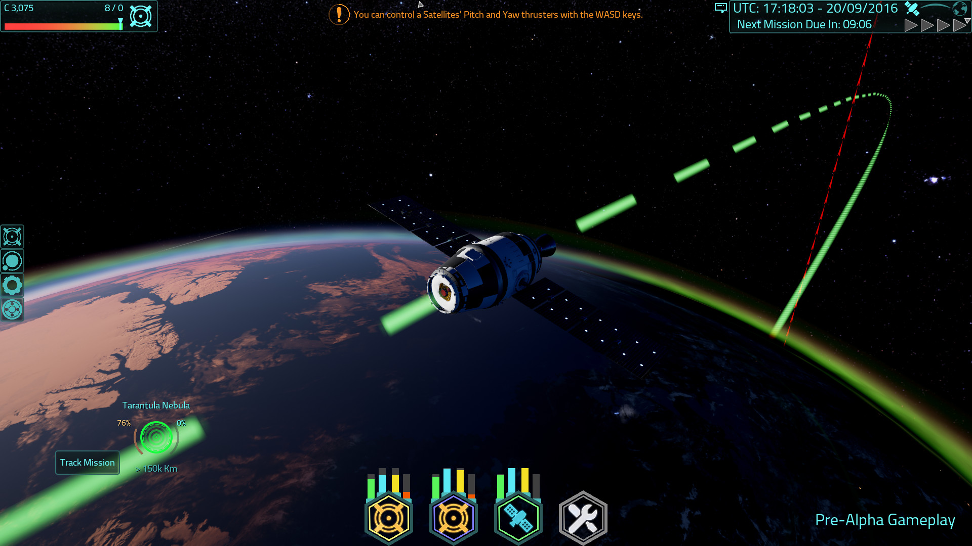 Скриншот: Satellite Command
