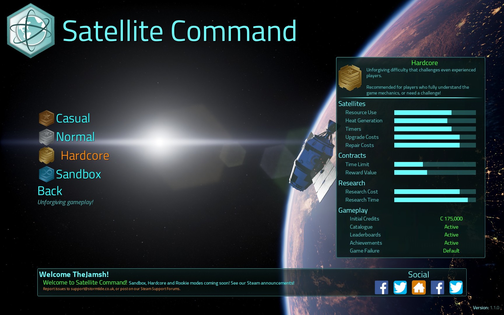 Скриншот: Satellite Command