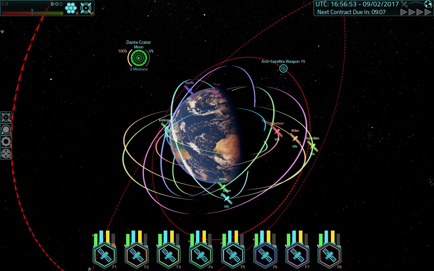 Скриншот: Satellite Command