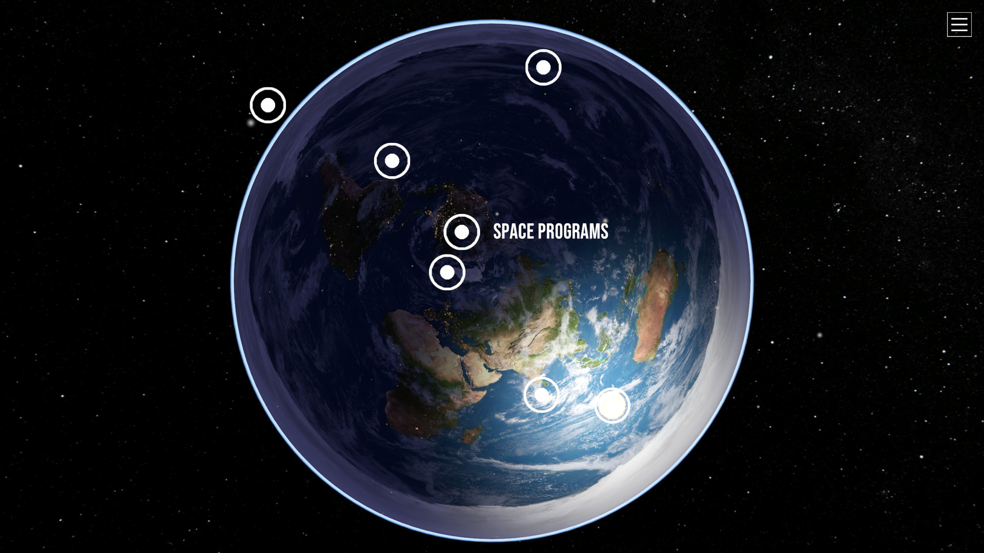 Скриншот: Flat Earth Simulator