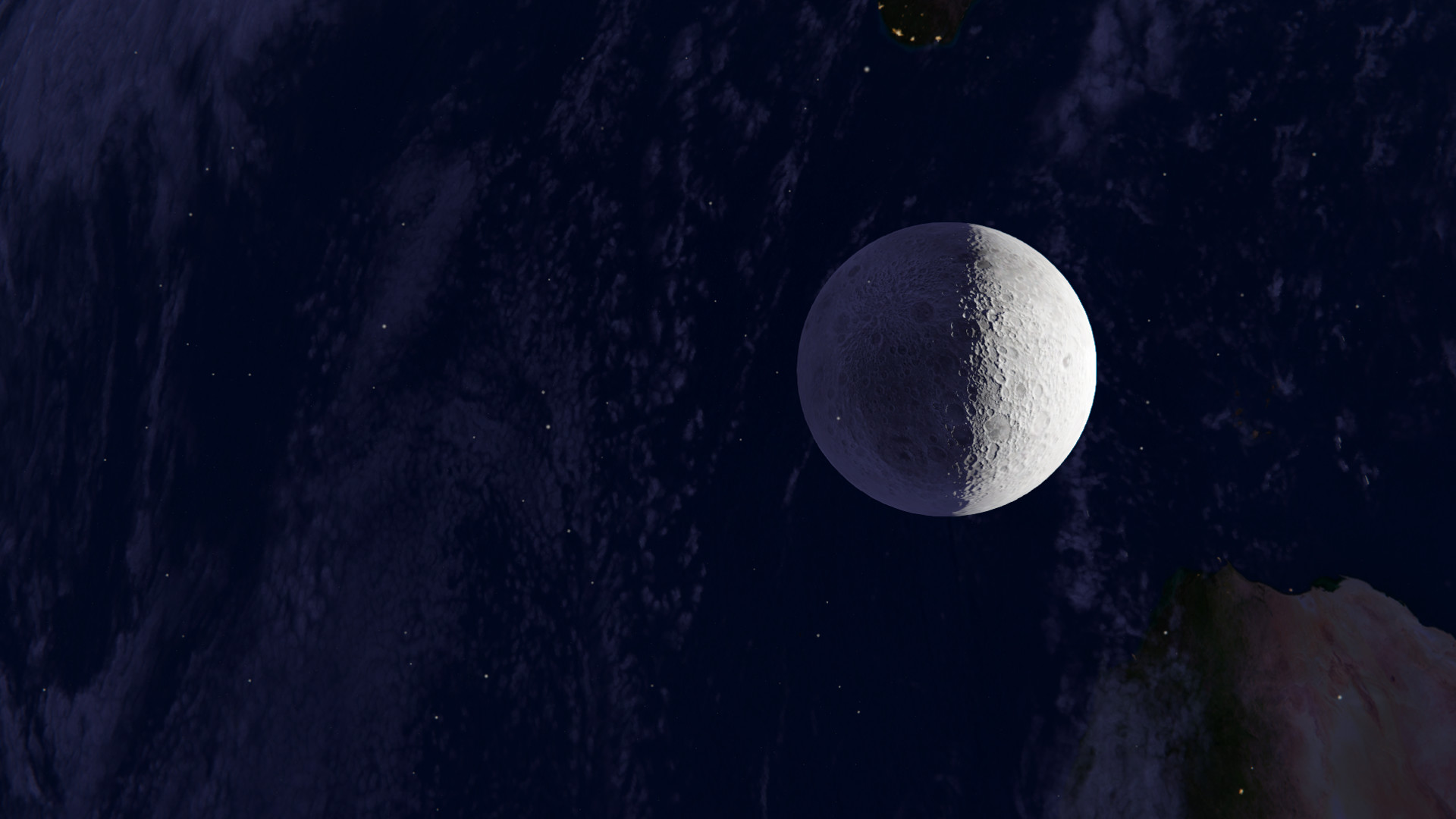 Скриншот: Flat Earth Simulator