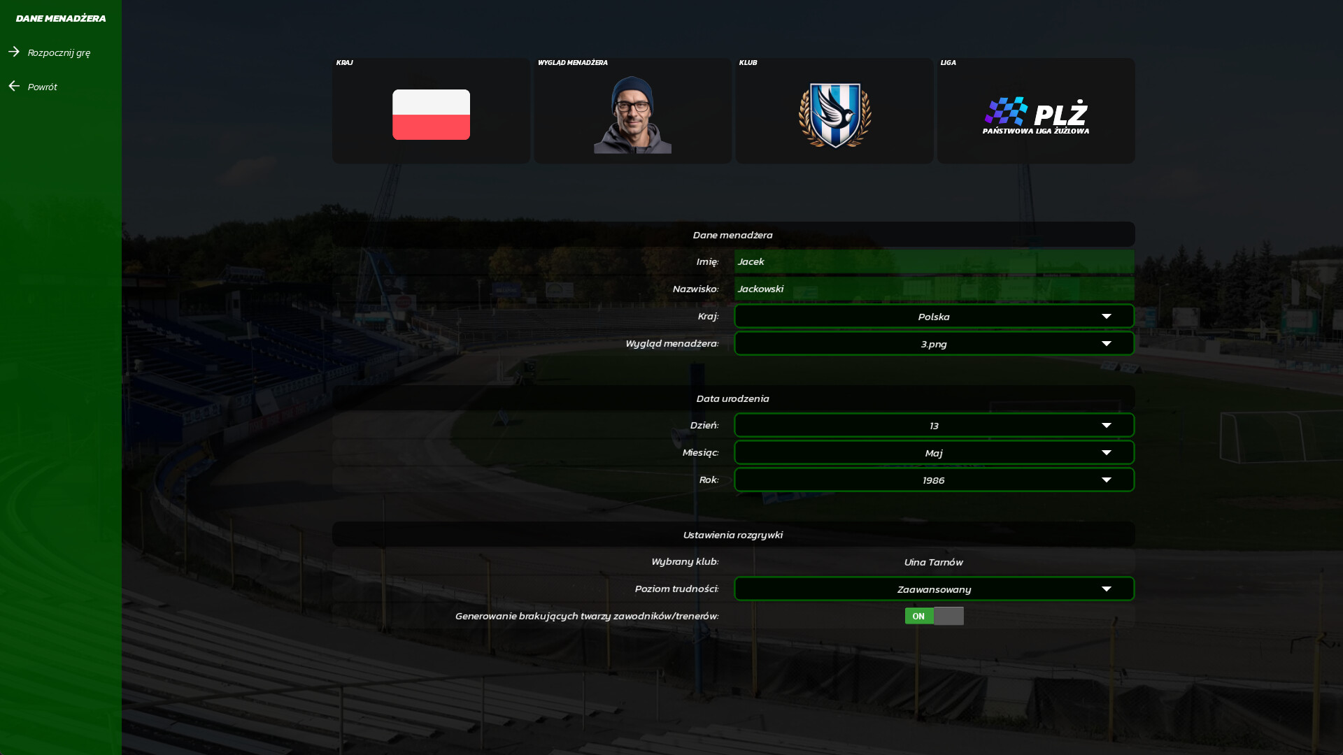 Скриншот: Speedway Club Manager 25