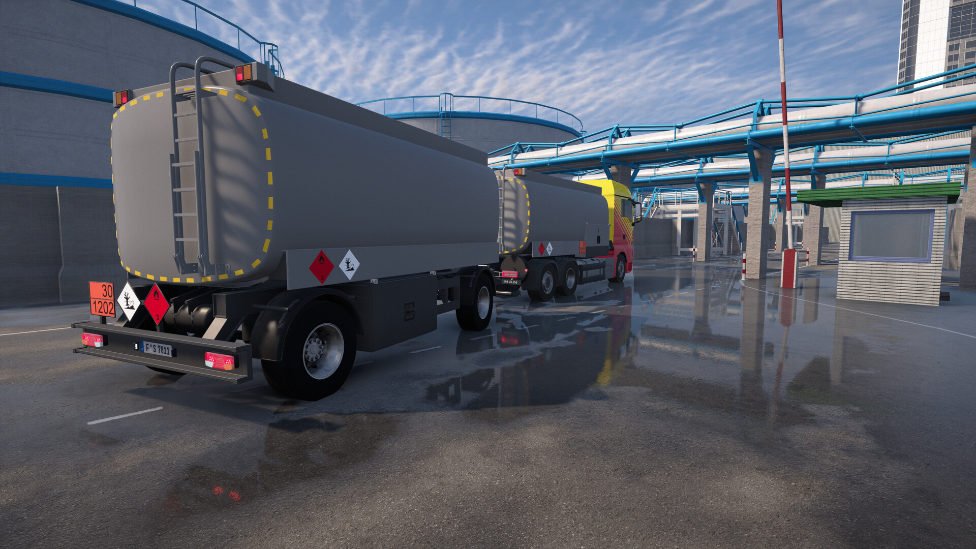 Скриншот: On The Road - The Truck Simulator
