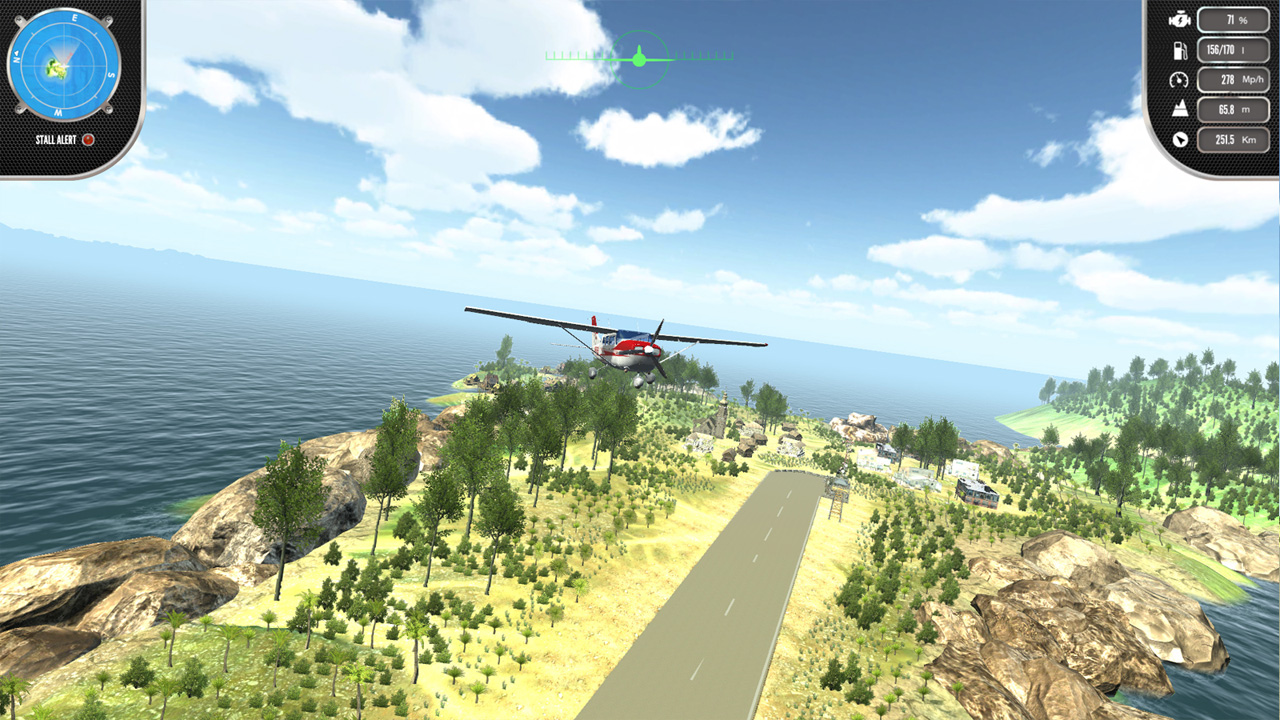 Скриншот: Island Flight Simulator