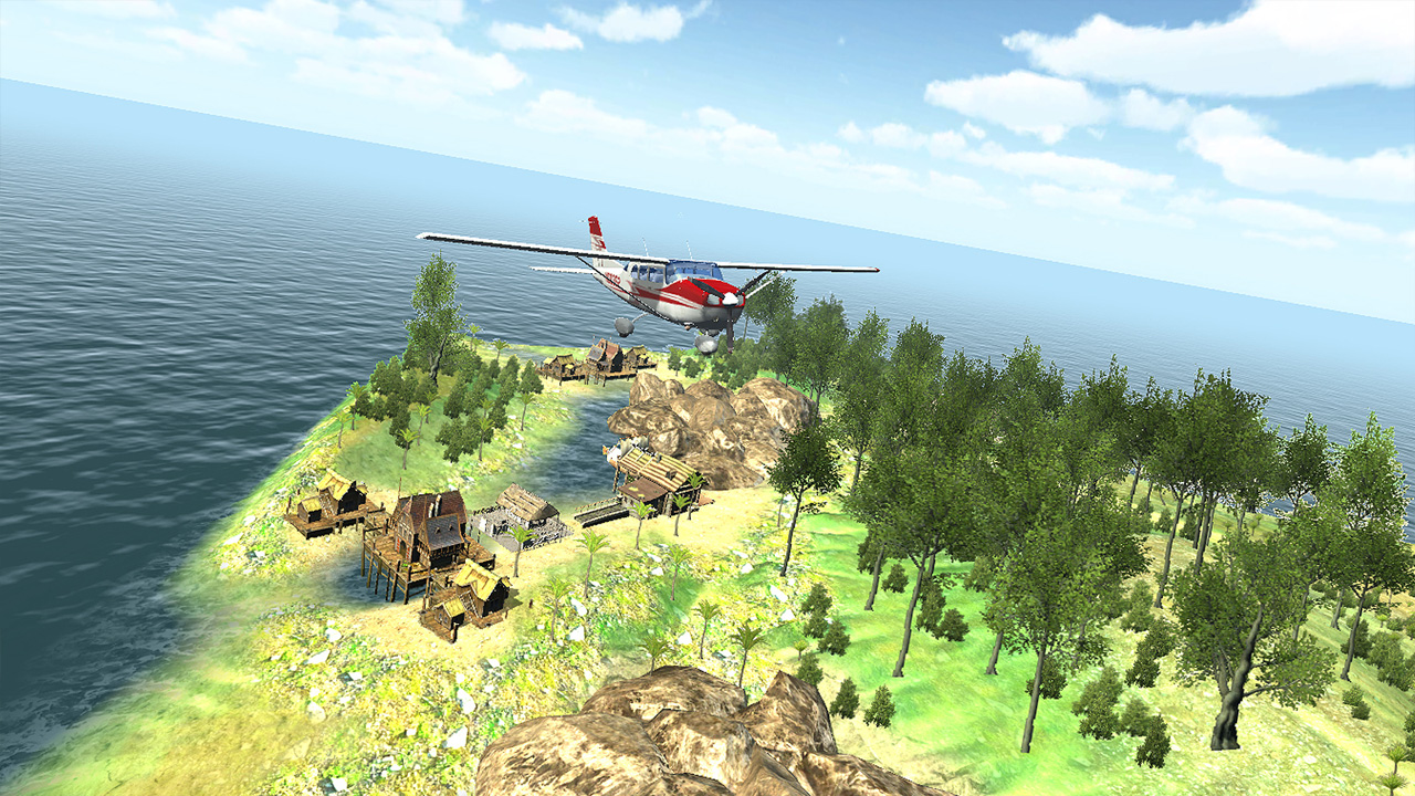 Скриншот: Island Flight Simulator