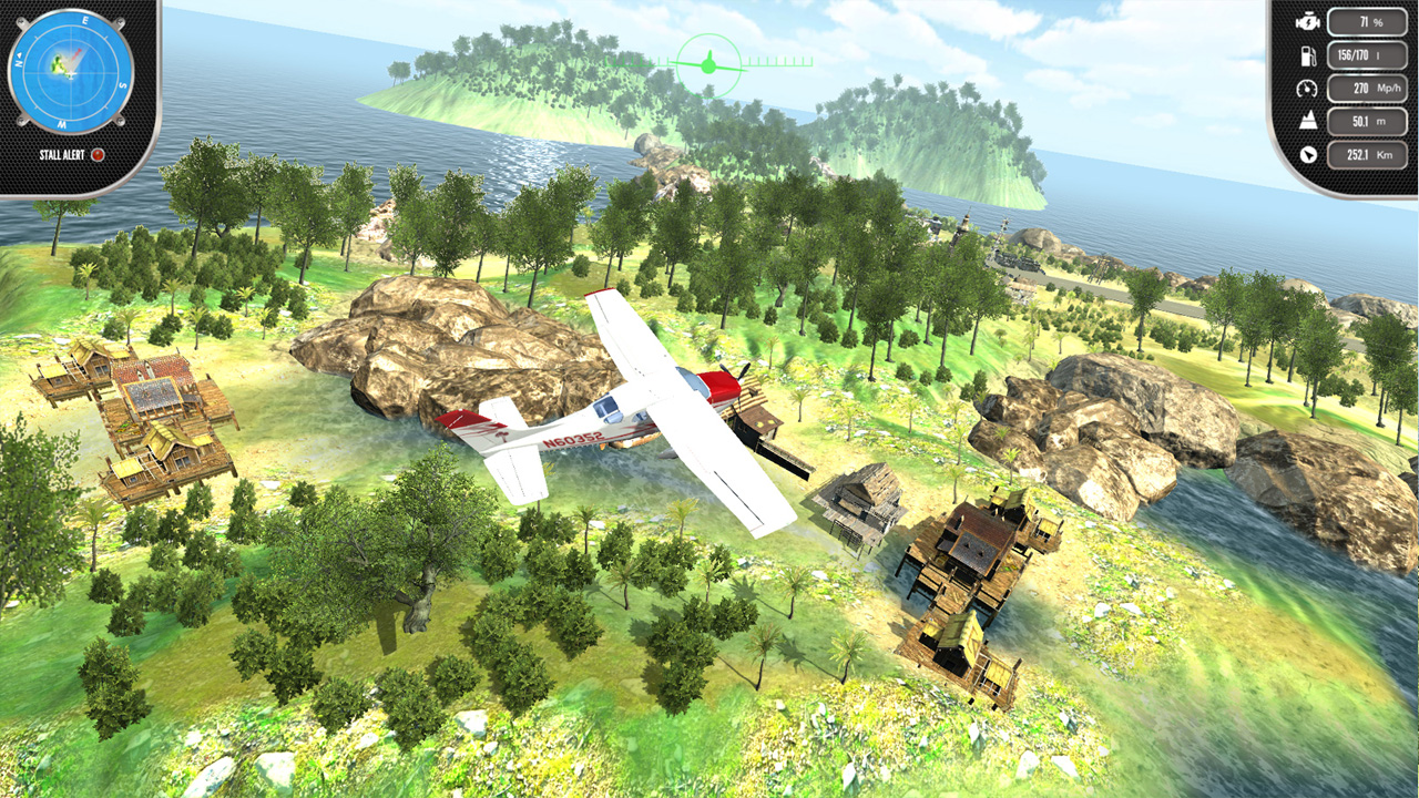 Скриншот: Island Flight Simulator