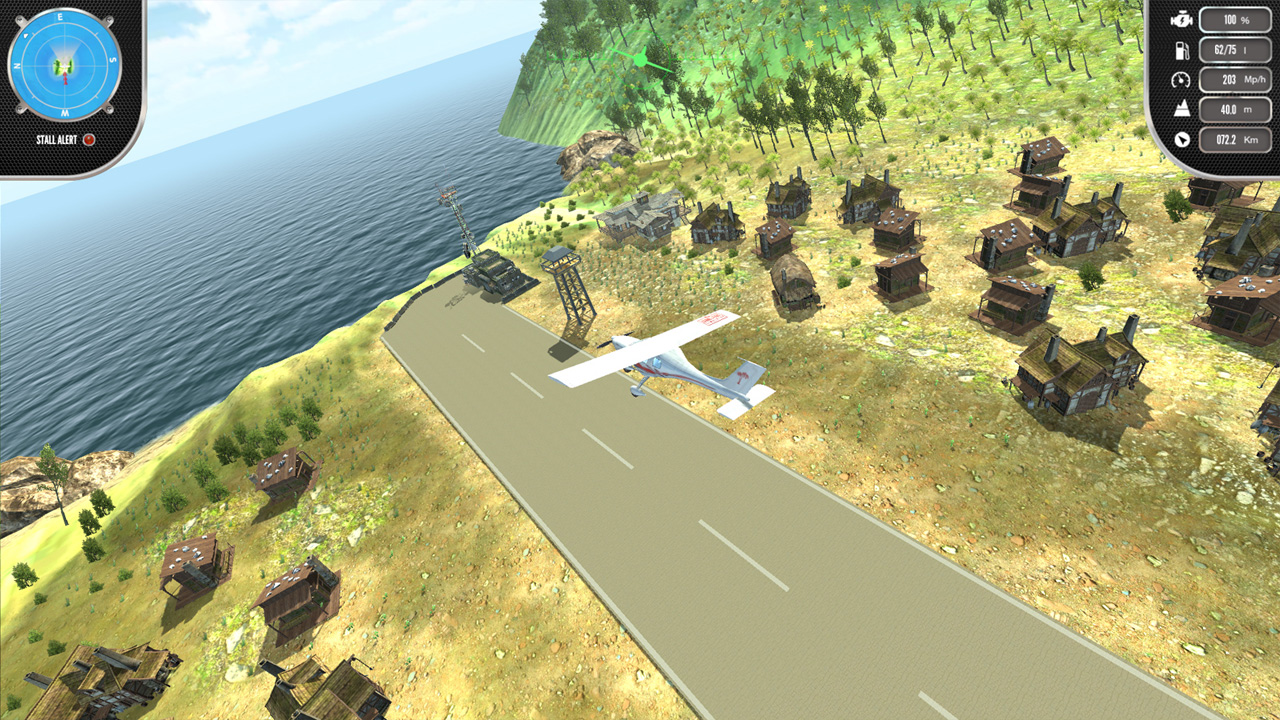 Скриншот: Island Flight Simulator