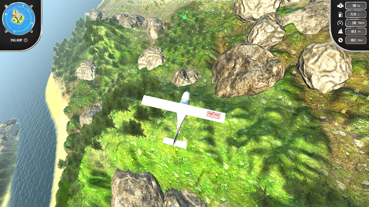 Скриншот: Island Flight Simulator