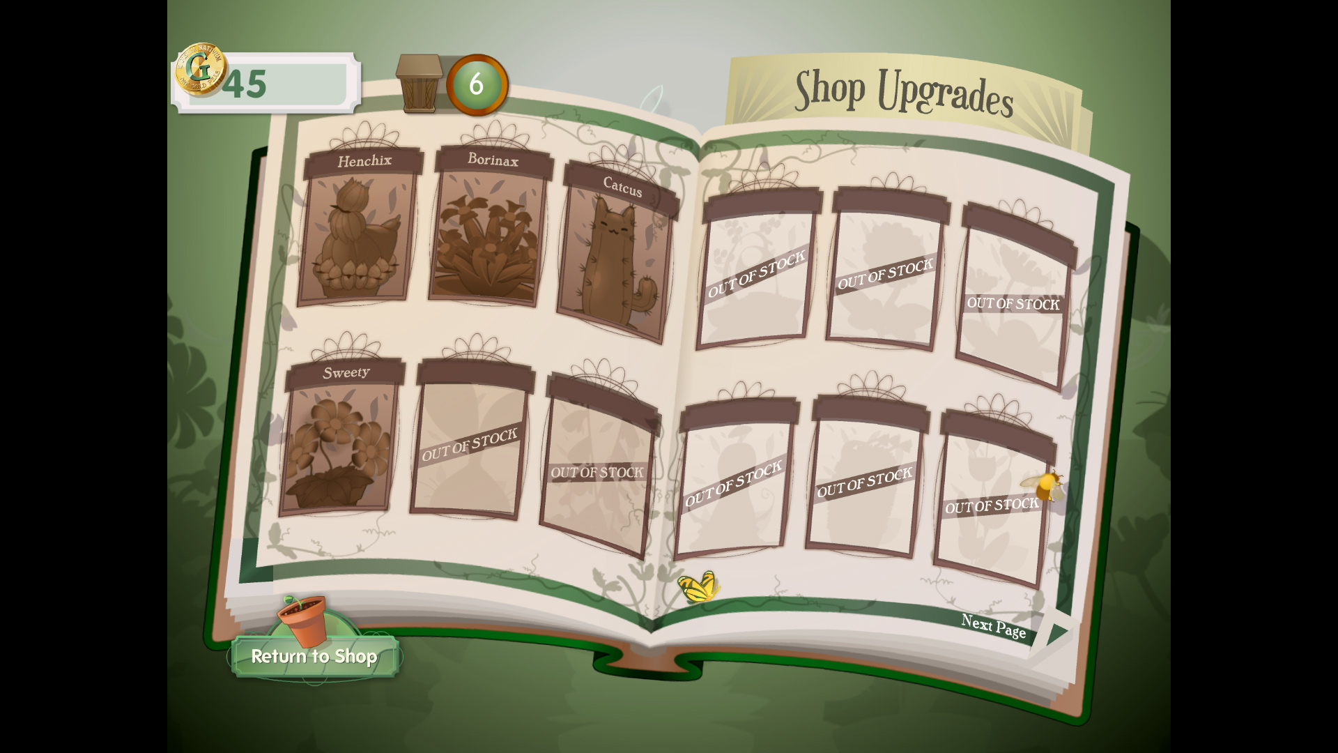 Скриншот: Crazy Plant Shop