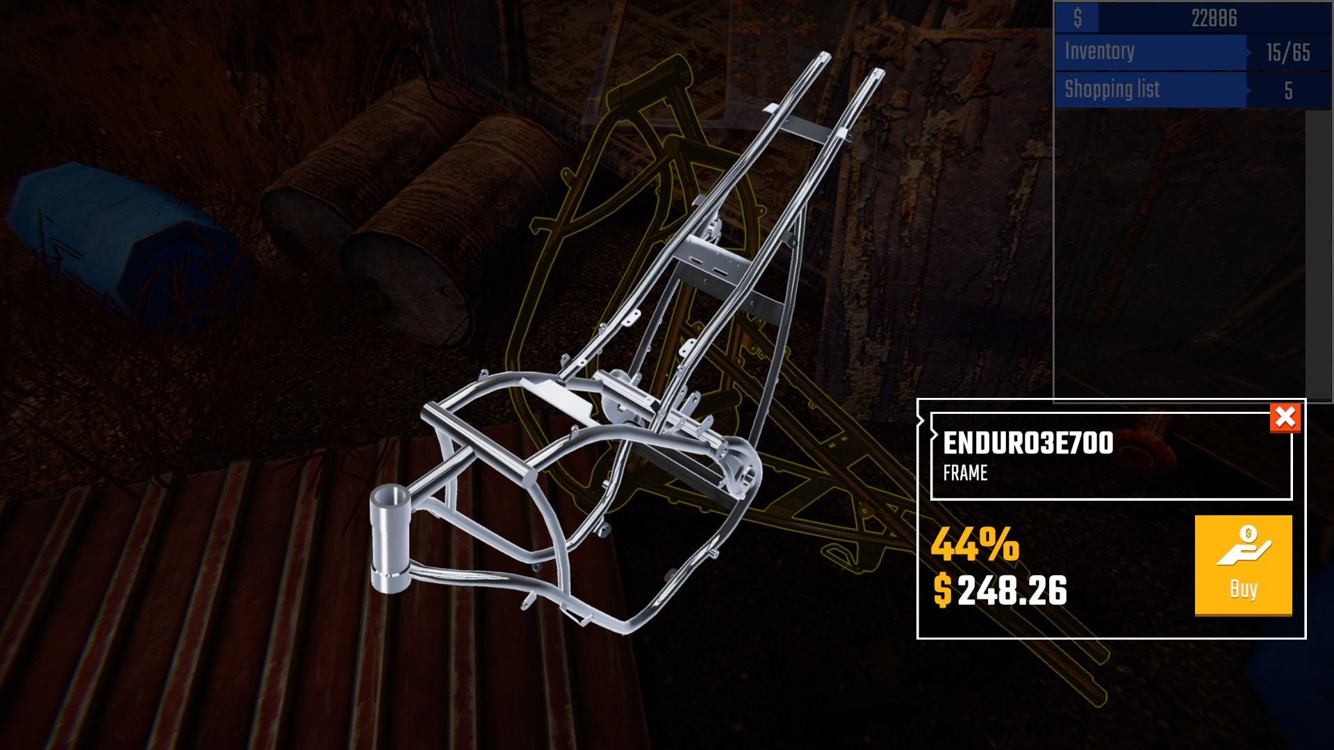 Скриншот: Biker Garage: Mechanic Simulator
