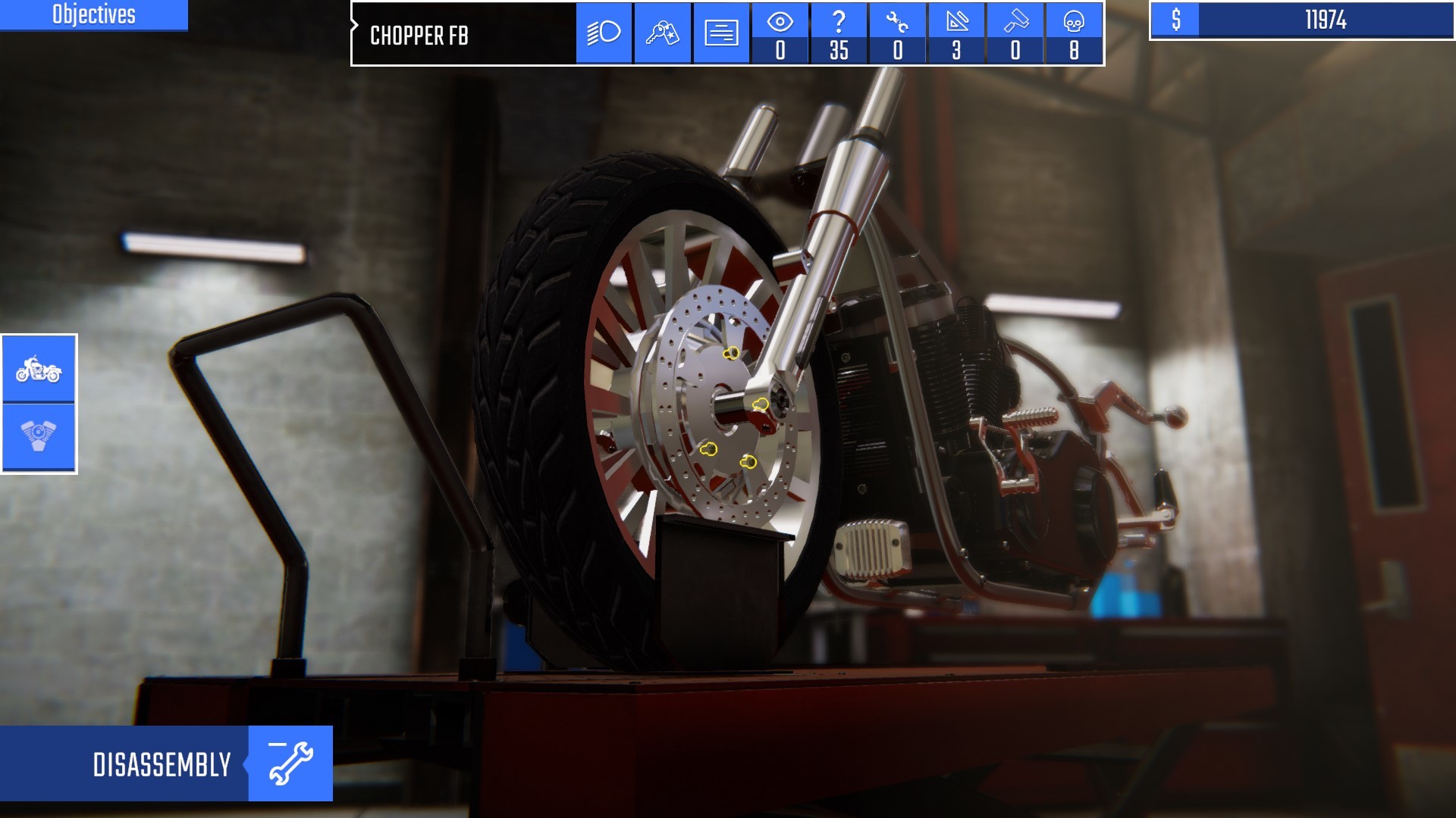 Скриншот: Biker Garage: Mechanic Simulator