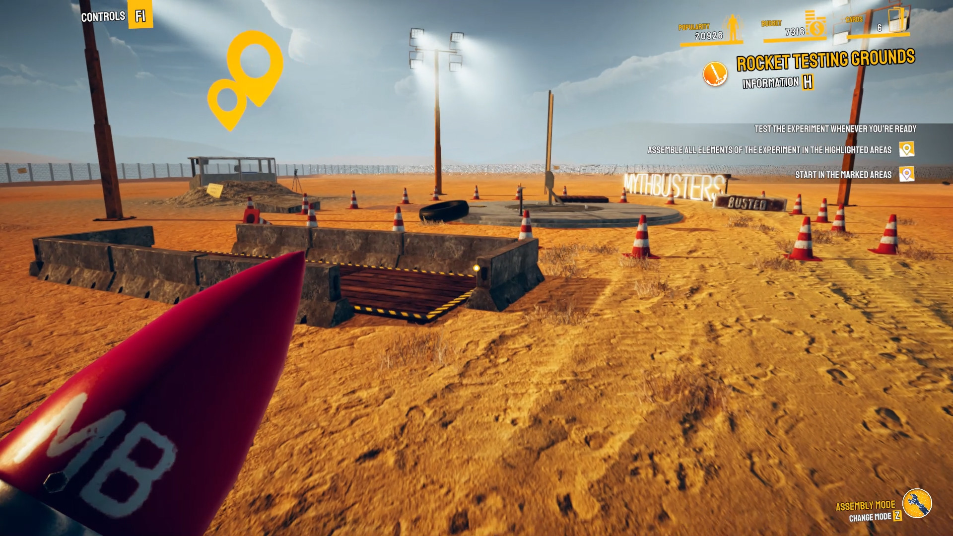 Скриншот: MythBusters: The Game - Crazy Experiments Simulator