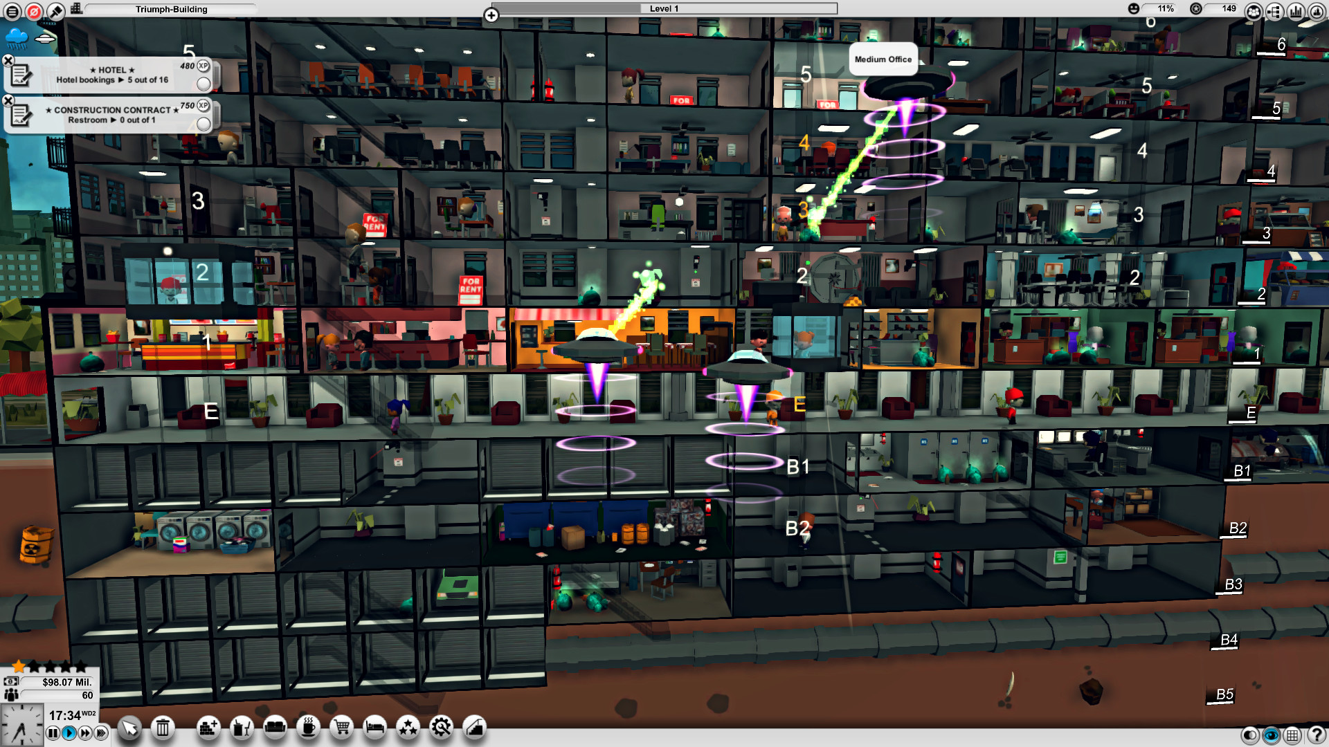 Скриншот: Mad Tower Tycoon
