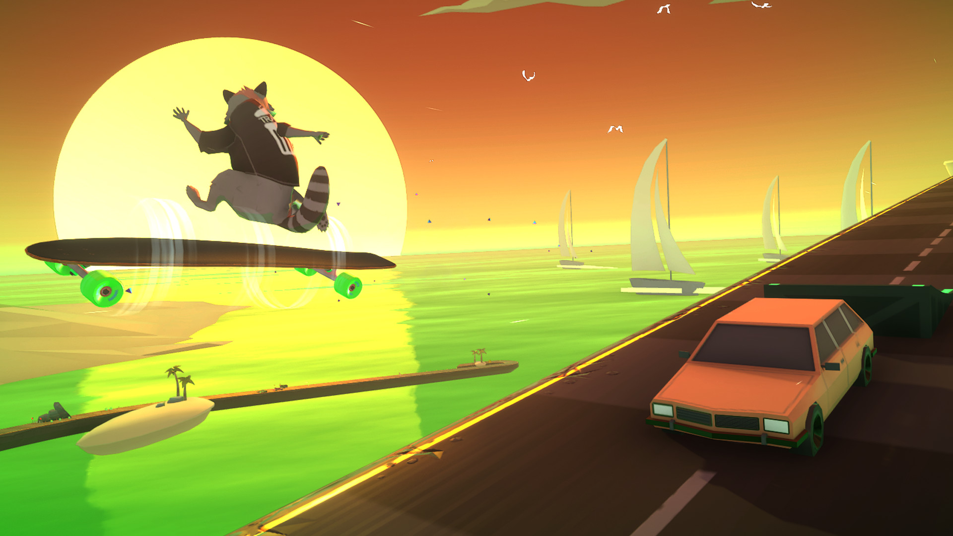 Скриншот: Tanuki Sunset
