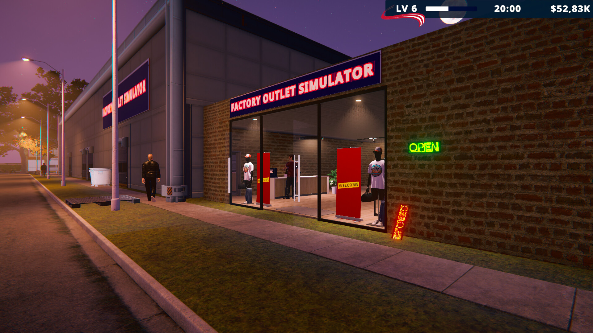 Скриншот: Factory Outlet Simulator