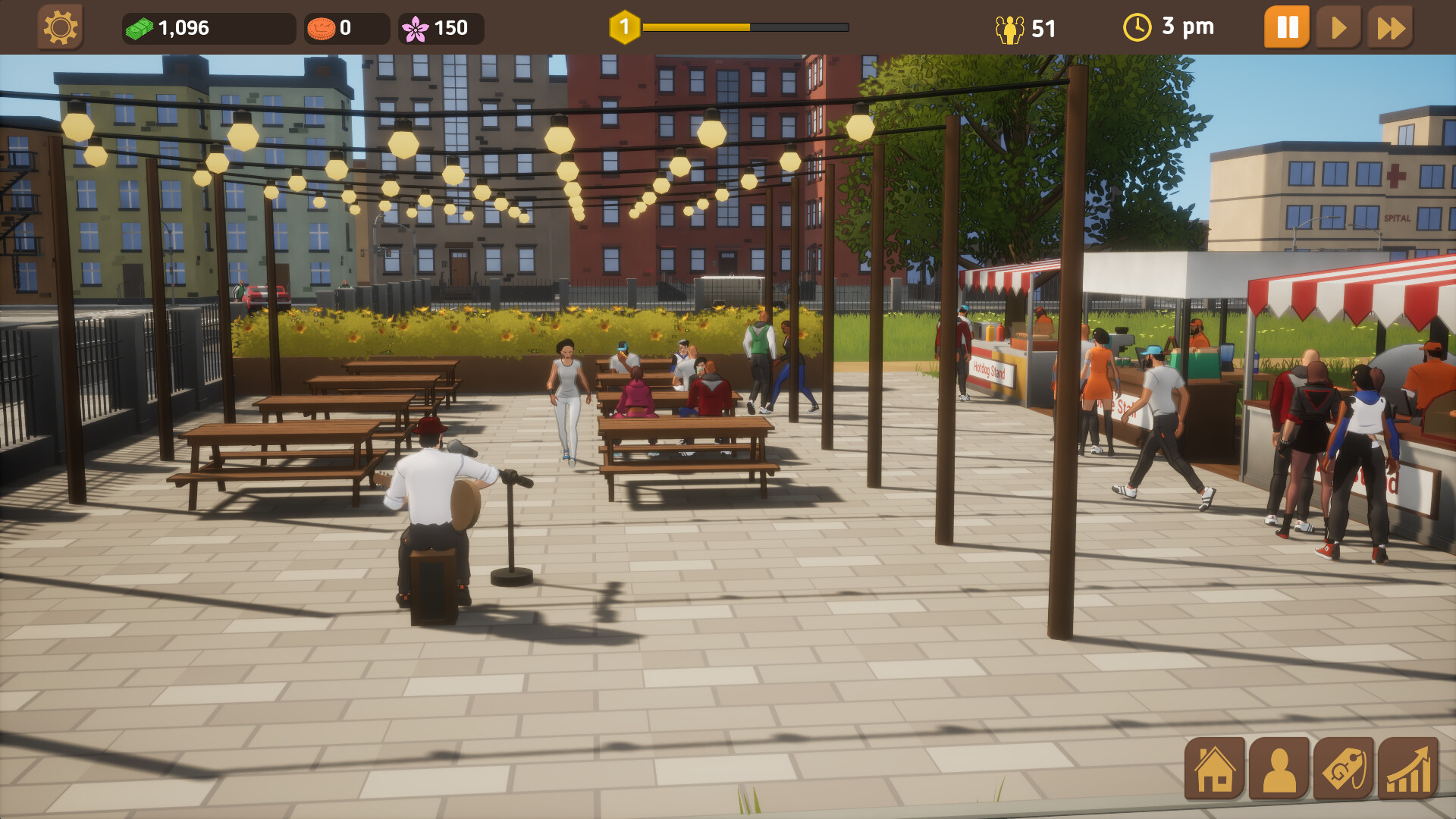 Скриншот: Food Park Manager
