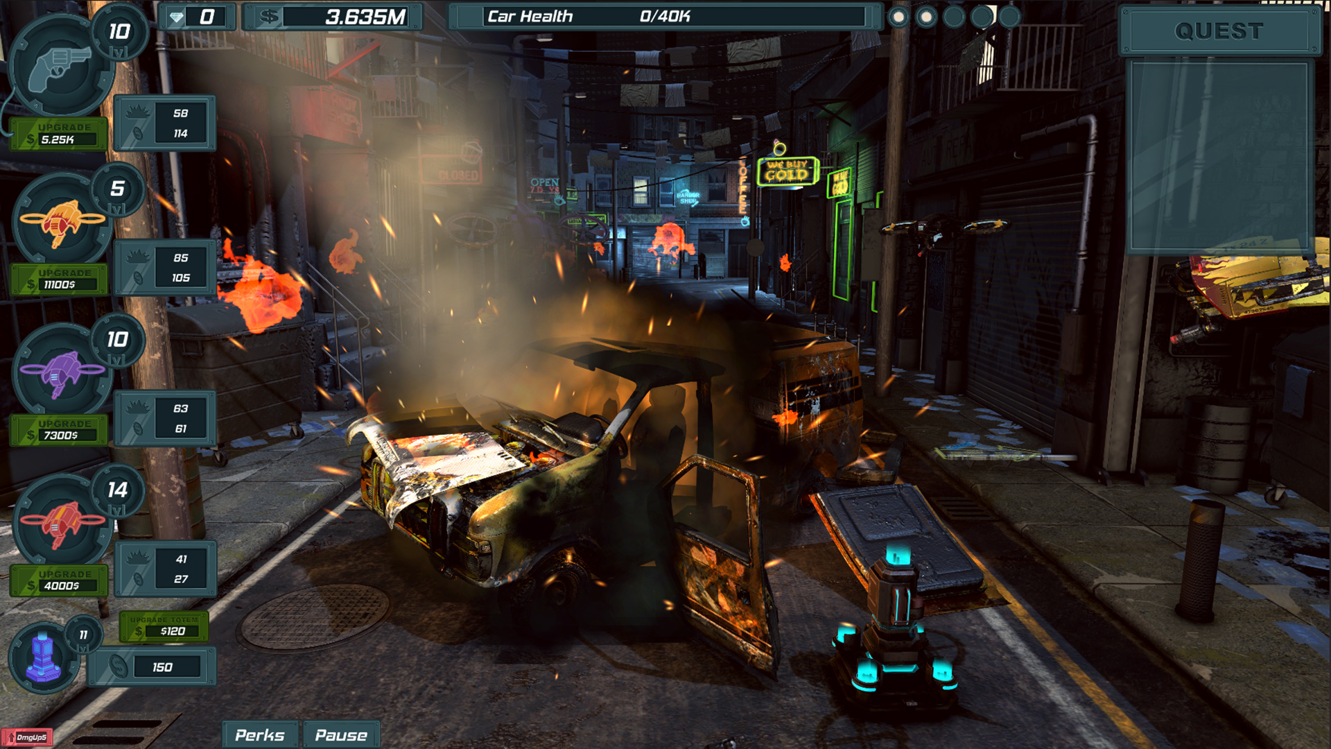 Скриншот: Car Demolition Clicker