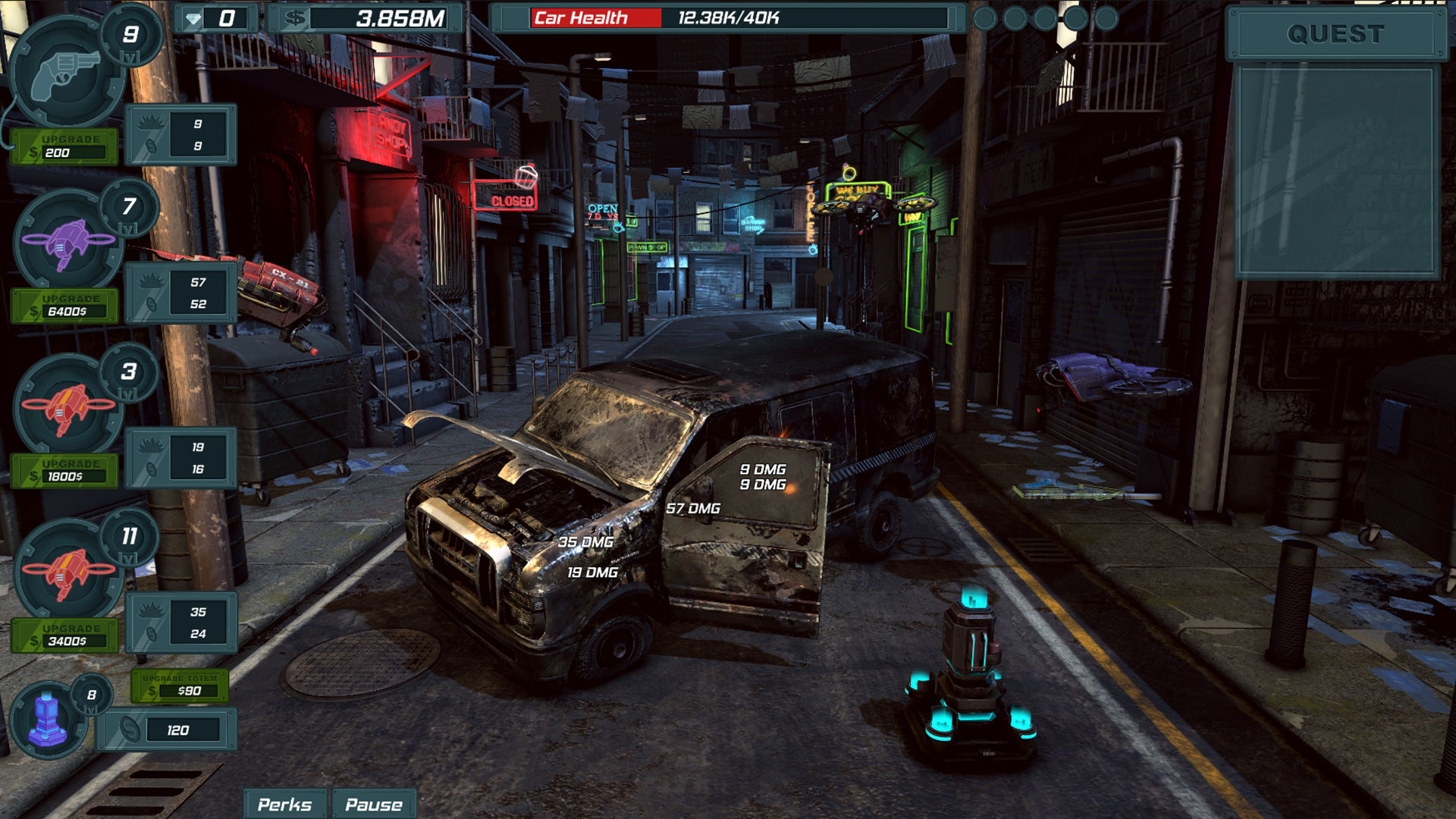 Скриншот: Car Demolition Clicker